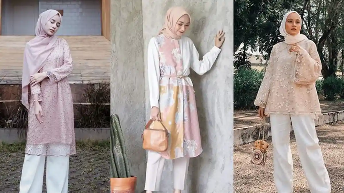 Intip 7 Gaya Hijab Kondangan Menawan Pakai Celana Putih