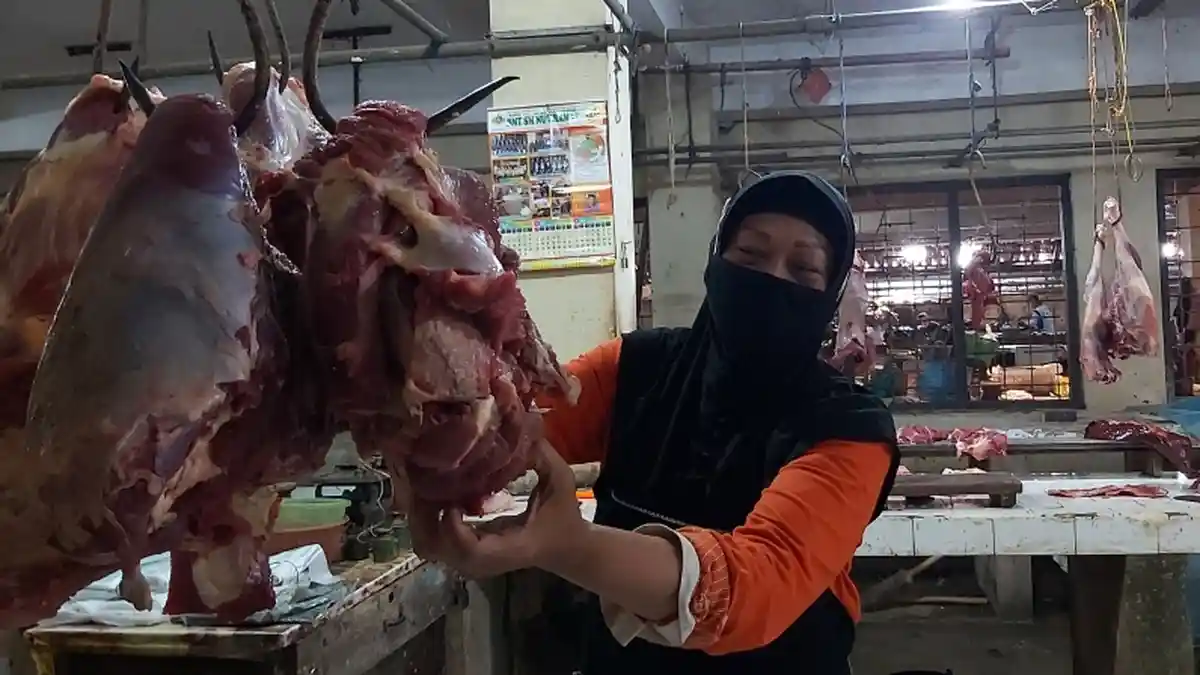 Jelang Ramadan, Harga Daging Sapi di Tegal Tetap Stabiil, Zulia: Tetap Rp120.000 Per Kilogram
