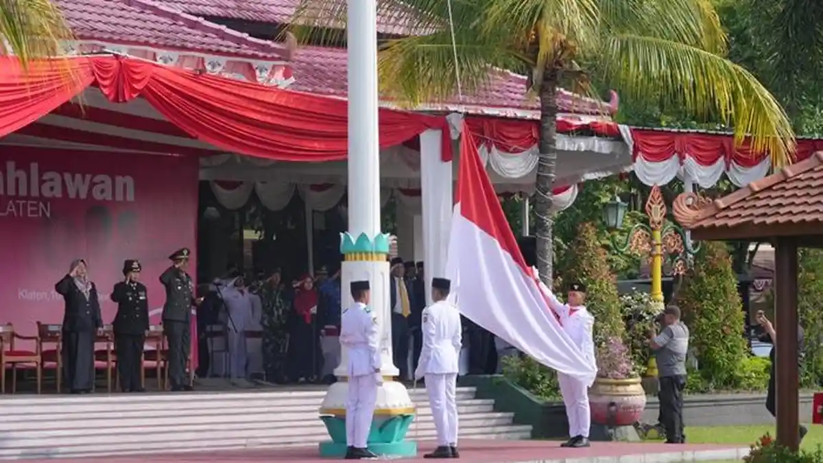 Pemkab Klaten Gelar Upacara Peringatan Hari Pahlawan 2024, Sekda Tekankan Hal Ini