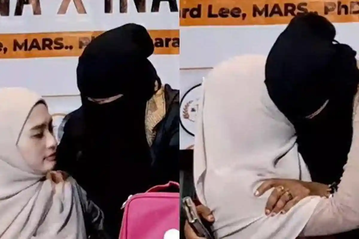 Sosok Wanita Peluk Inara Rusli setelah Buka Cadar, Datin Jodha Nangis, 5 Tahun Lalu Pasangkan Niqab