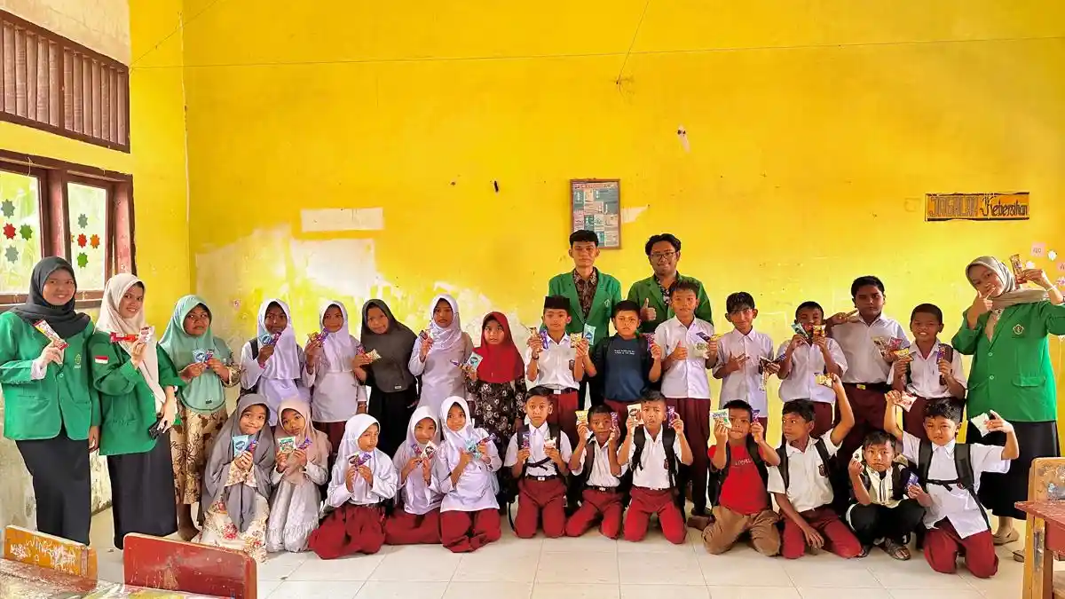 Mahasiswa Unimal KKN-PPM Sosialisasi Anti Bullying ke Murid SD Muara Batu Aceh Utara
