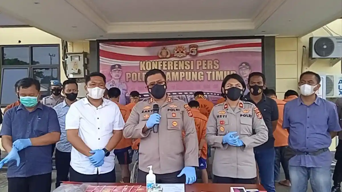 BREAKING NEWS Polres Lampung Timur Amankan 26 Tersangka dalam 1 Bulan