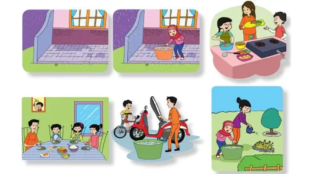 Kunci Jawaban Tema 6 Kelas 3 Halaman 189 Pemanfaatan Hujan