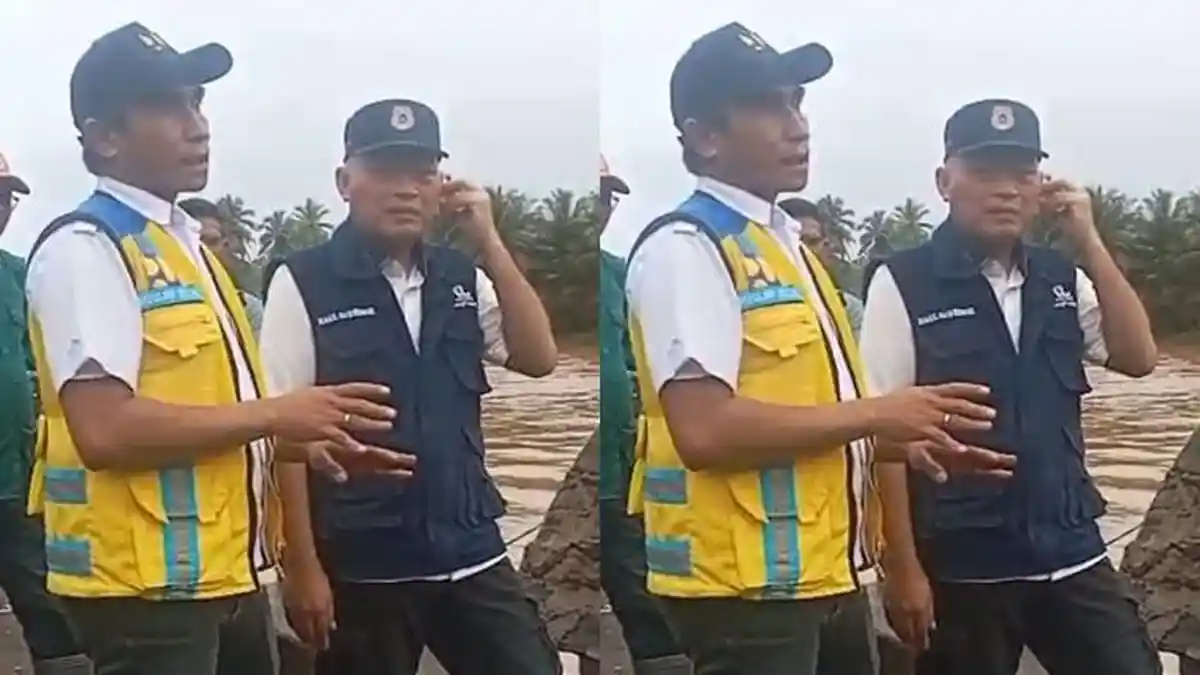Wakil Gubernur Maluku Utara Sarbin Sehe Turun Langsung Pantau Banjir di Halmahera Barat
