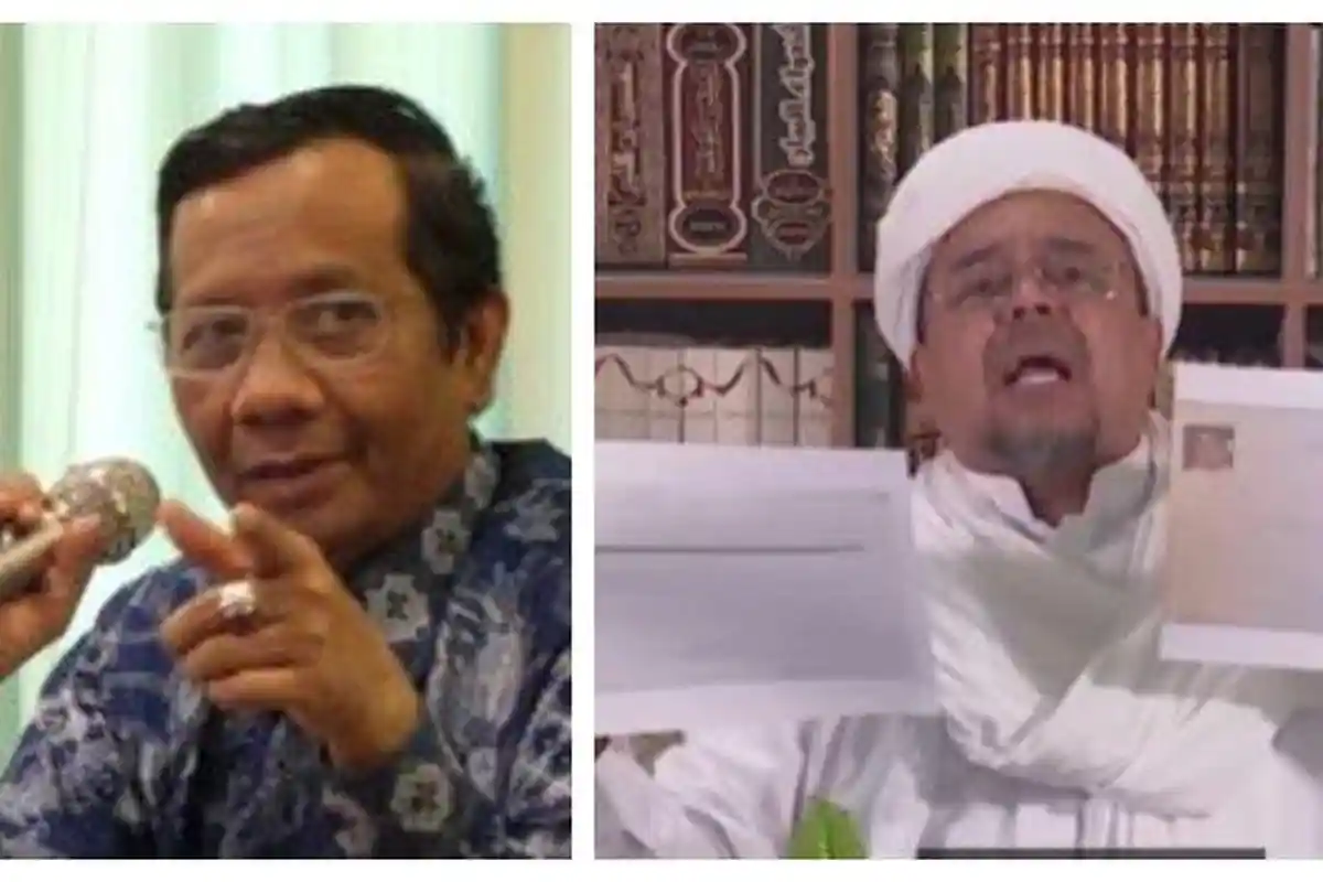 Habib Rizieq Bantah Mahfud MD, Mengaku Sudah Lapor Masalahnya ke Dubes hingga BIN Datang Menemuinya