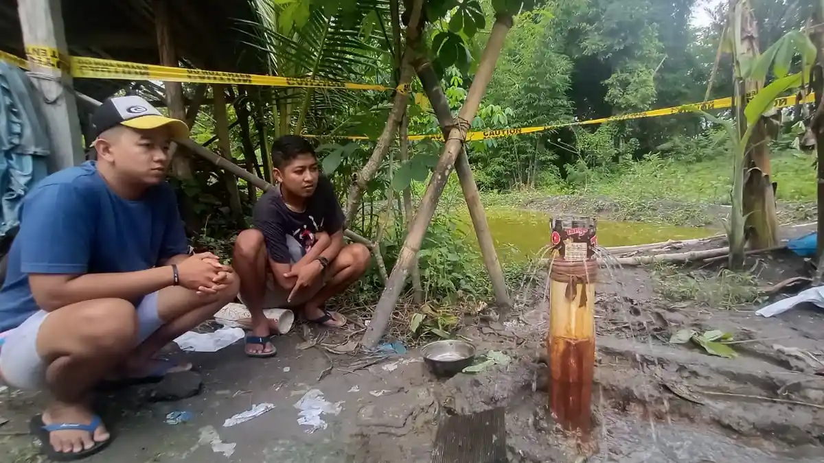 Sumur Bor di Desa Krendowahono Karanganyar Keluarkan Air dan Gas Bersamaan, Warga Terheran-heran
