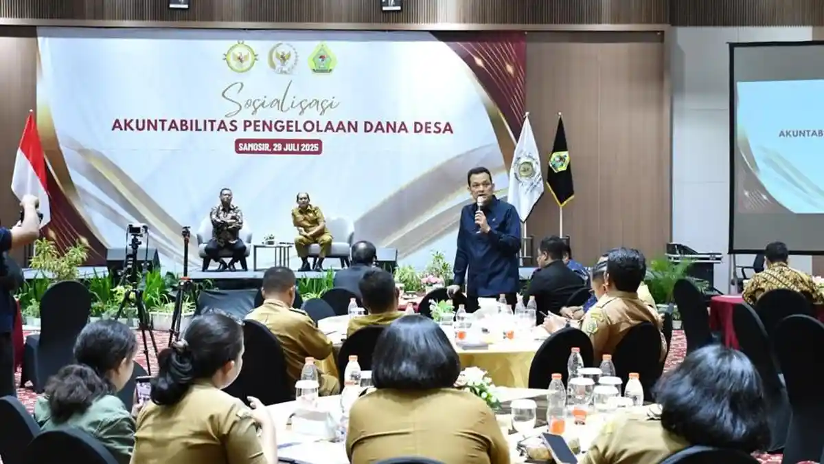 BPK RI Gelar Sosialisasi Akuntabilitas Pengelolaan Dana Desa di Kabupaten Samosir