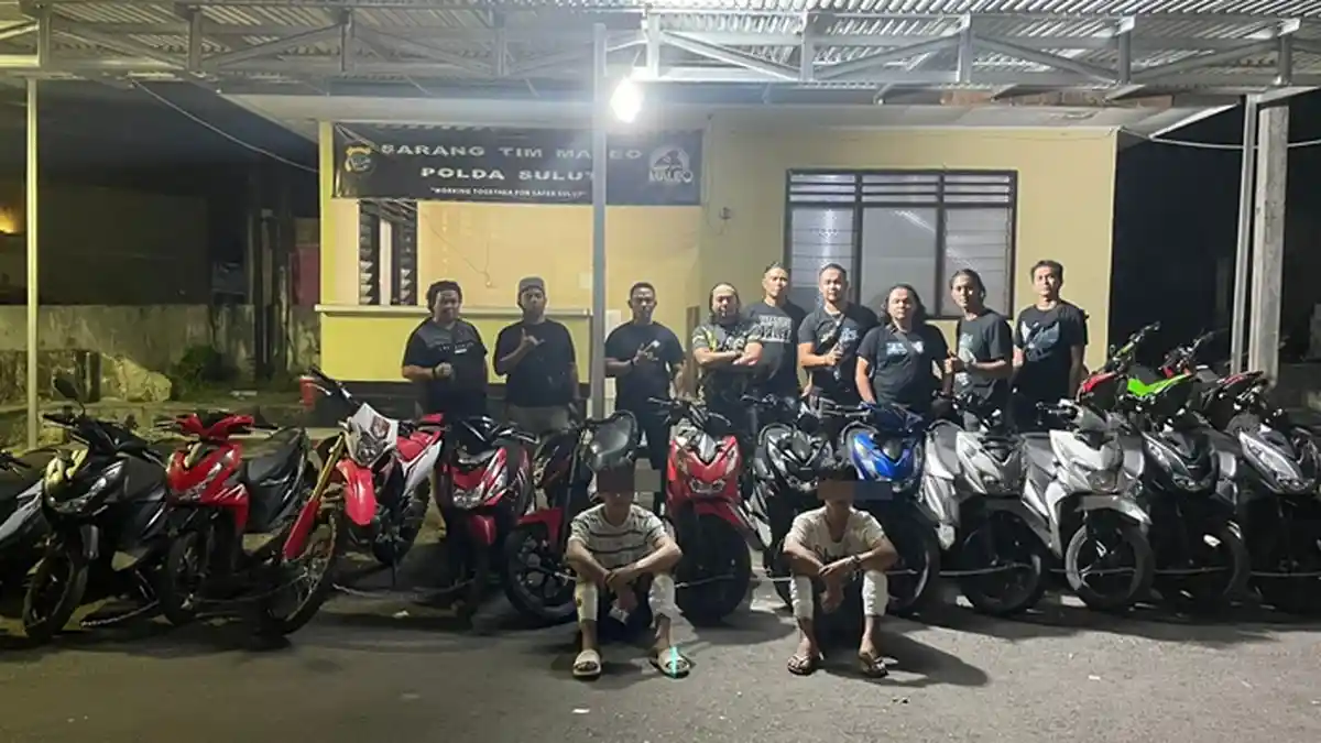 Daftar Kendaraan Bermotor yang Diamankan Timsus Maleo Polda Sulut, Beberapa Masih Dalam Pencarian