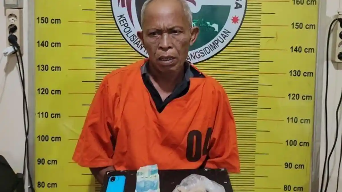 Nekat Edarkan Narkoba Lansia di kota Padangsidimpuan Diciduk Polisi