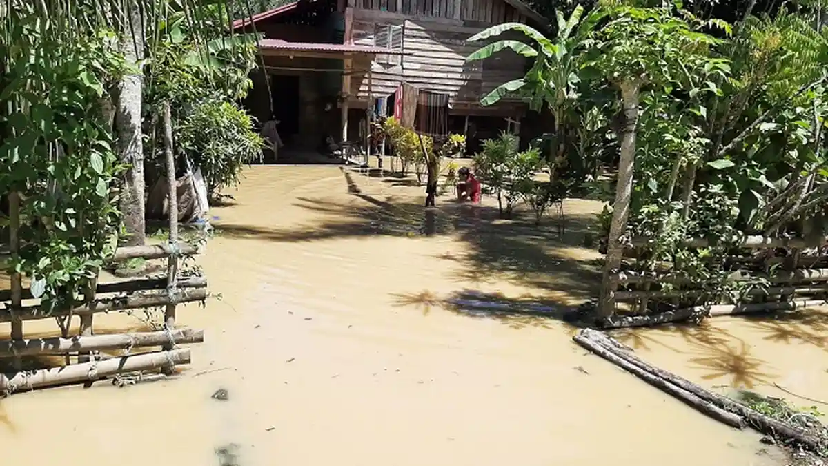 Krueng Keureuto Meluap, Lima Desa di Aceh Utara Kembali Terendam Banjir 