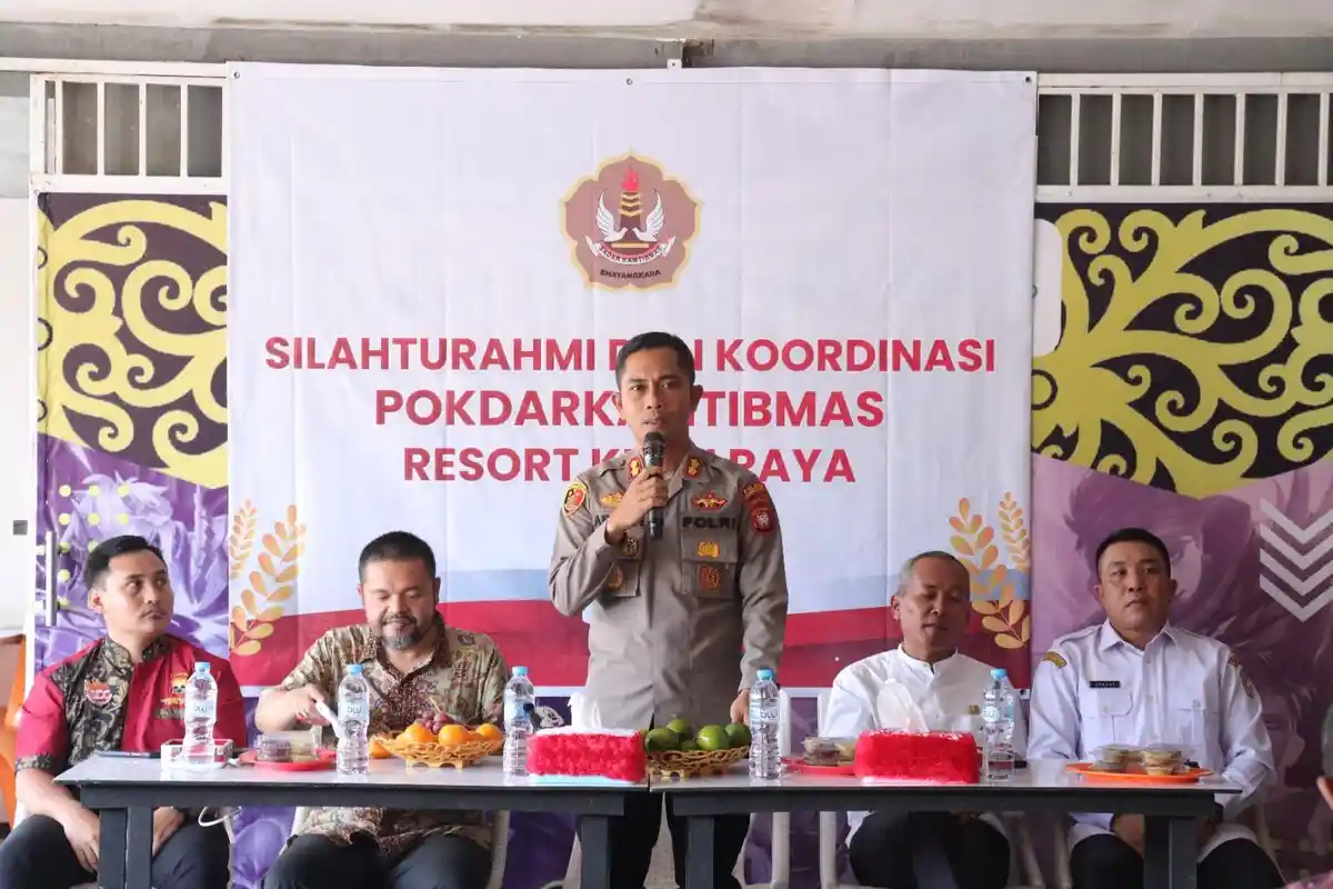Kapolres Kubu Raya Silaturahmi dengan Pokdarkamtibmas Kubu Raya, Wujudkan Lingkungan Aman dan Nyaman