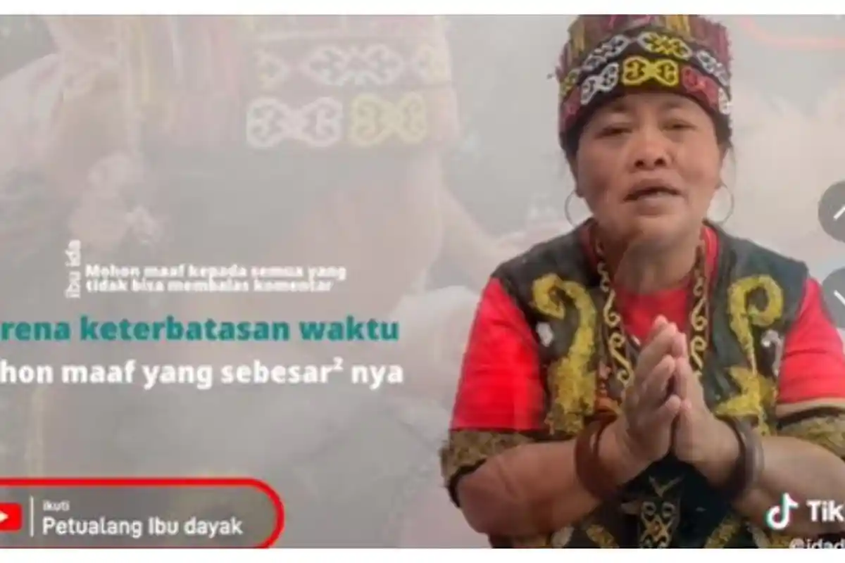 Fakta-fakta Ida Dayak, Punya Nama Asli Ida Andriyani, Selalu Didampingi Suami