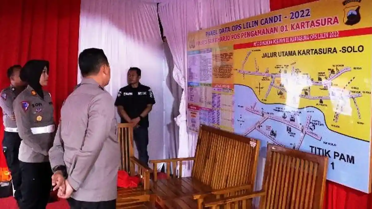 Natal dan Tahun Baru, 3 Pospam Nataru Didirikan di Sukoharjo