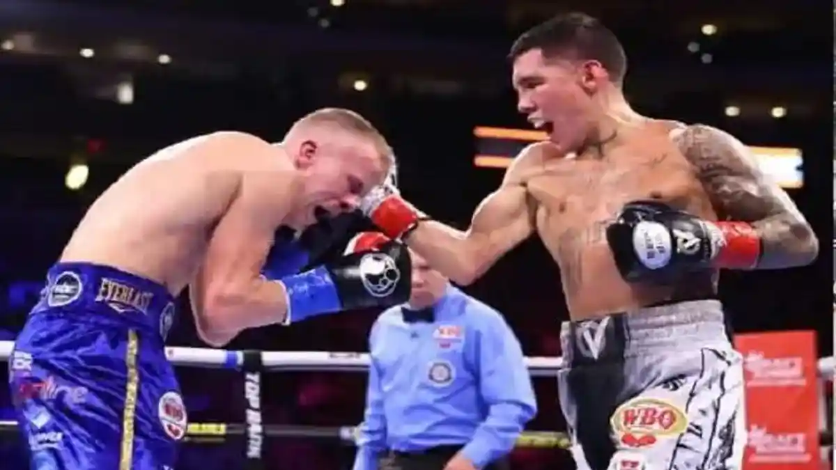 Hasil Tinju Dunia, Oscar Valdez Menang TKO Ronde 7 atas Liam Wilson, Wasit Hentikan Pertandingan
