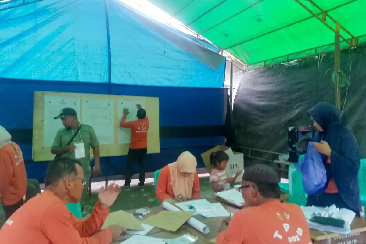 Paslon Gubernur Nomor Urut 02 dan Bupati Pasang kayu Nomor Urut 02 Unggul di TPS 3 Desa Tampaure