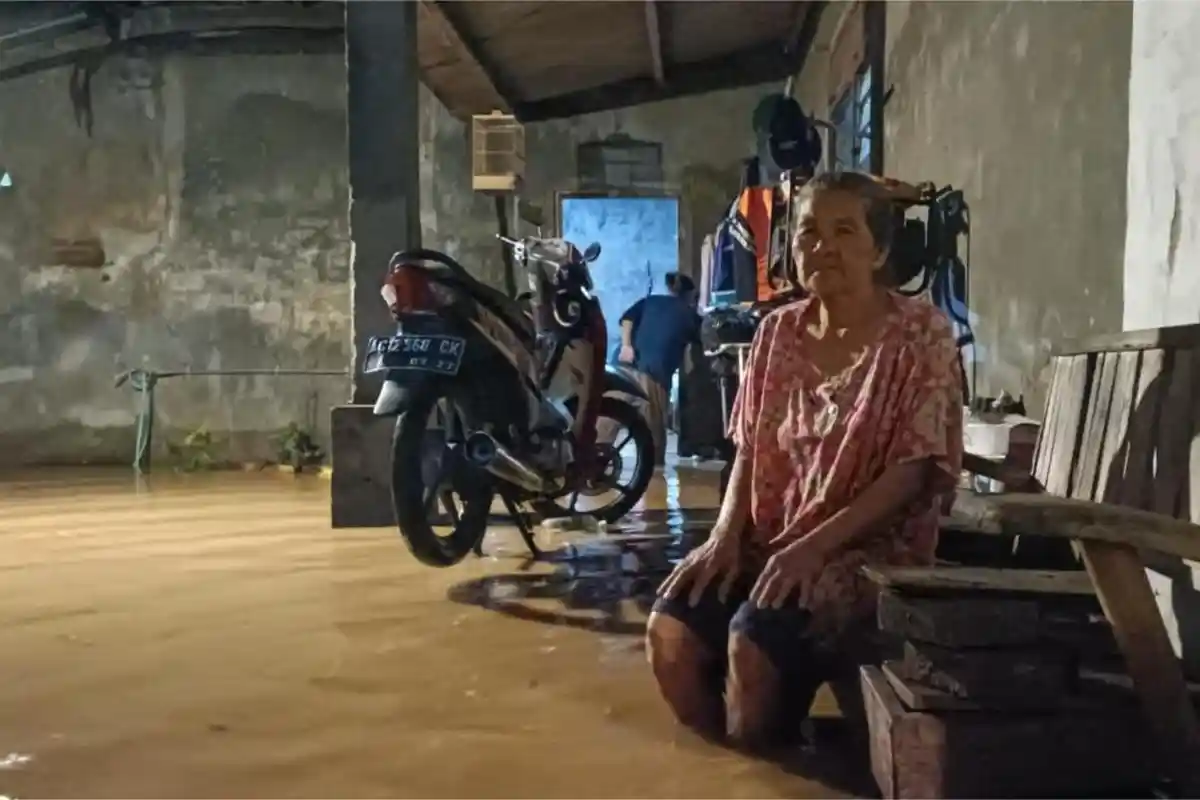 Sungai Bendokrosok Meluap, Banjir Rendam 62 KK di Banyakan Kediri, BPBD: Normalisasi