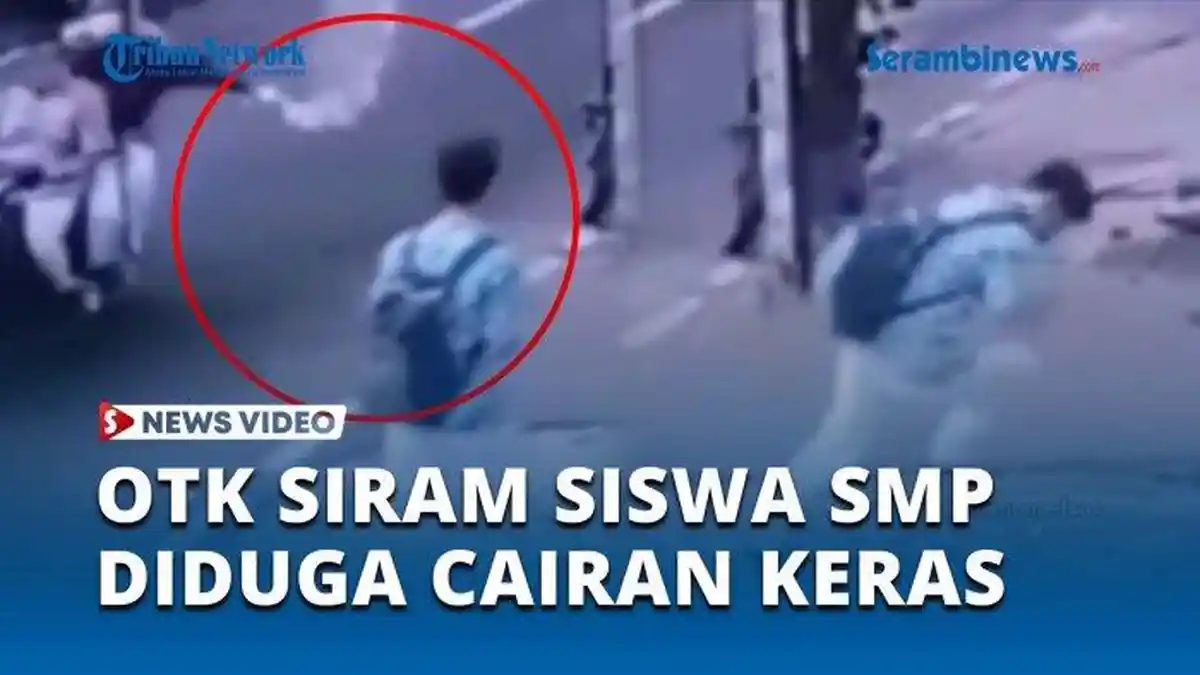 Seorang Siswa SMP Disiram Air Keras oleh Orang Tak Dikenal
