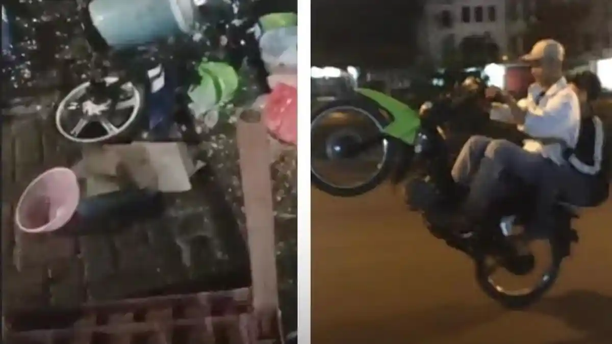 Penjelasan Polisi Soal 2 Remaja Freestyle Motor Tabrak Warung Makan di Makassar:Iseng-iseng Standing
