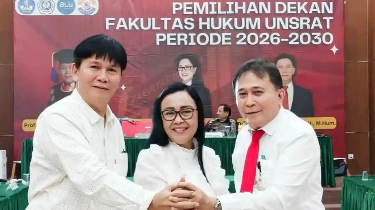 Prof Ronald Mawuntu Terpilih Jadi Dekan Fakultas Hukum Unsrat Periode 2026-2030, Raih 15 Suara