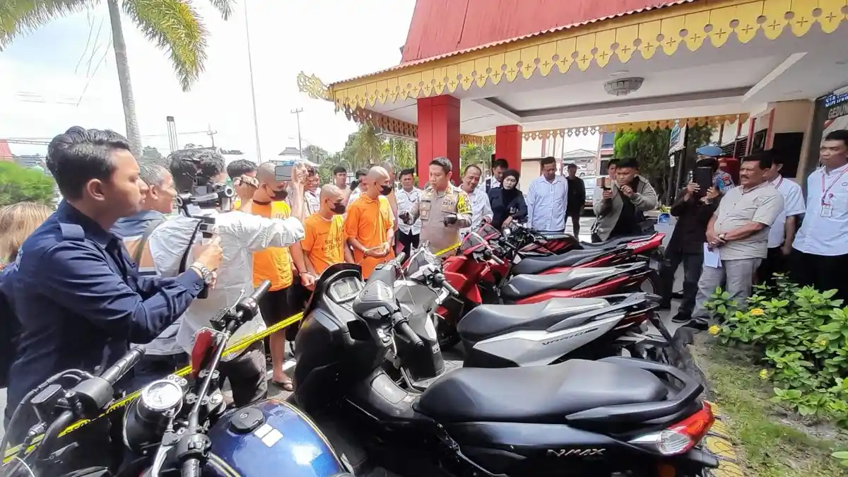 Empat Tersangka Curanmor di Tanjungpinang Beraksi Sampai Bintan, Polisi Ungkap Perannya