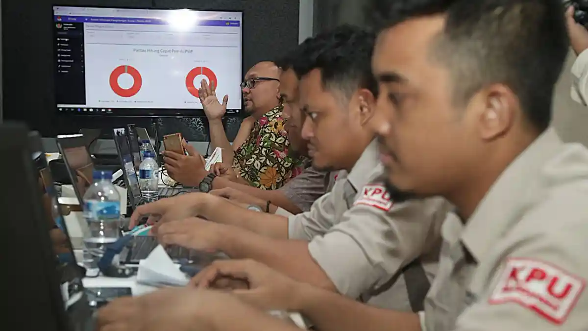 Hasil Quick Count Pilpres 2019 Dirilis Lembaga yang Terverifikasi KPU