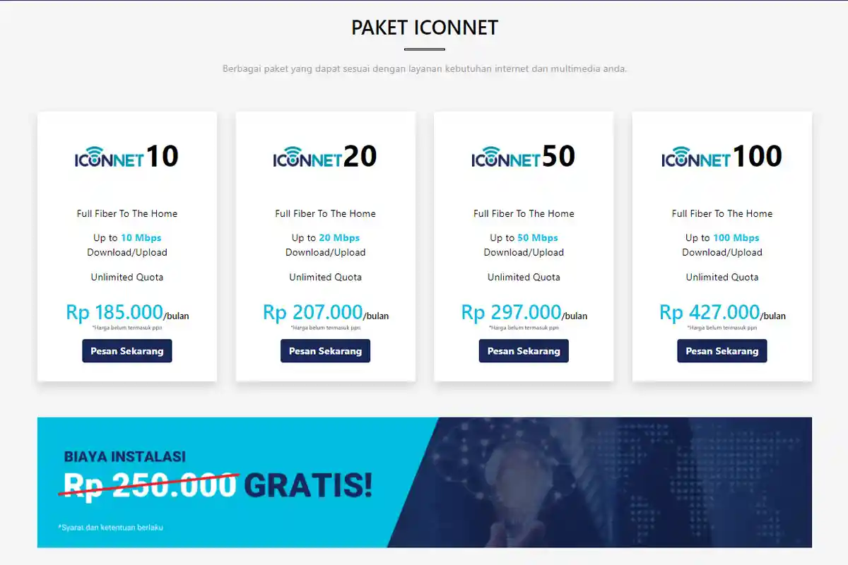 PLN Luncurkan Internet Unlimited, Simak Cara Berlangganan, Area Layanan hingga Harga Paketnya
