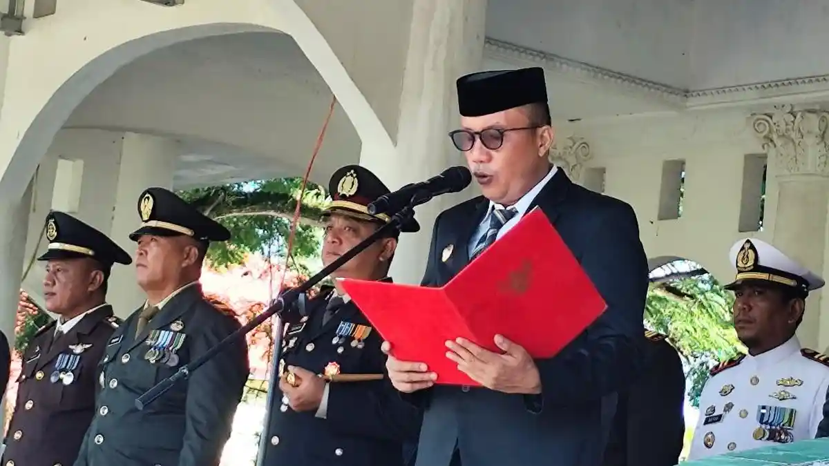 Wabup Boalemo Bacakan Pesan Menteri Komdigi pada Upacara Hari Kebangkitan Nasional di Gorontalo