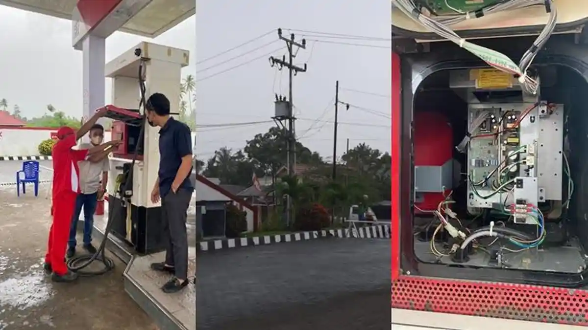 Alat Dispenser SPBU Soguo Bolsel Rusak, Warga Tidak Bisa Mengisi Bahan Bakar