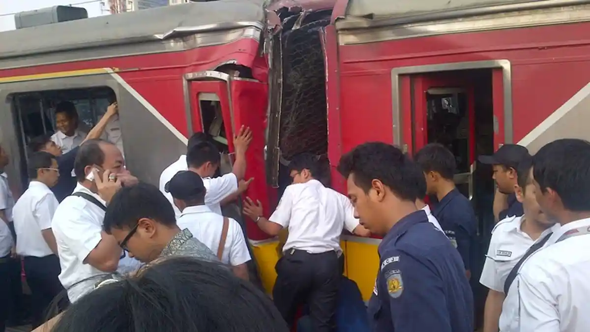 Korban Tabrakan KRL 