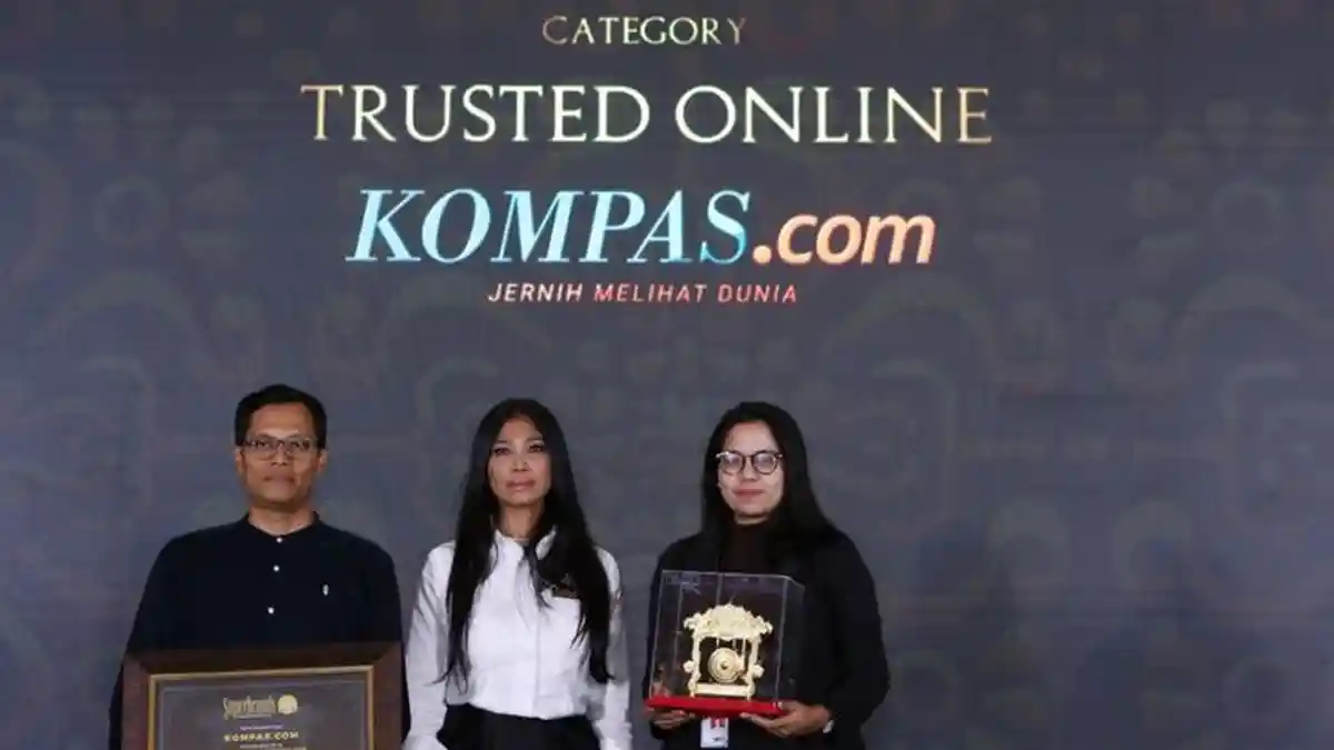 Superbrand Beri Penghargaan Untuk Kompas.com Sebagai Media Online Terpercaya