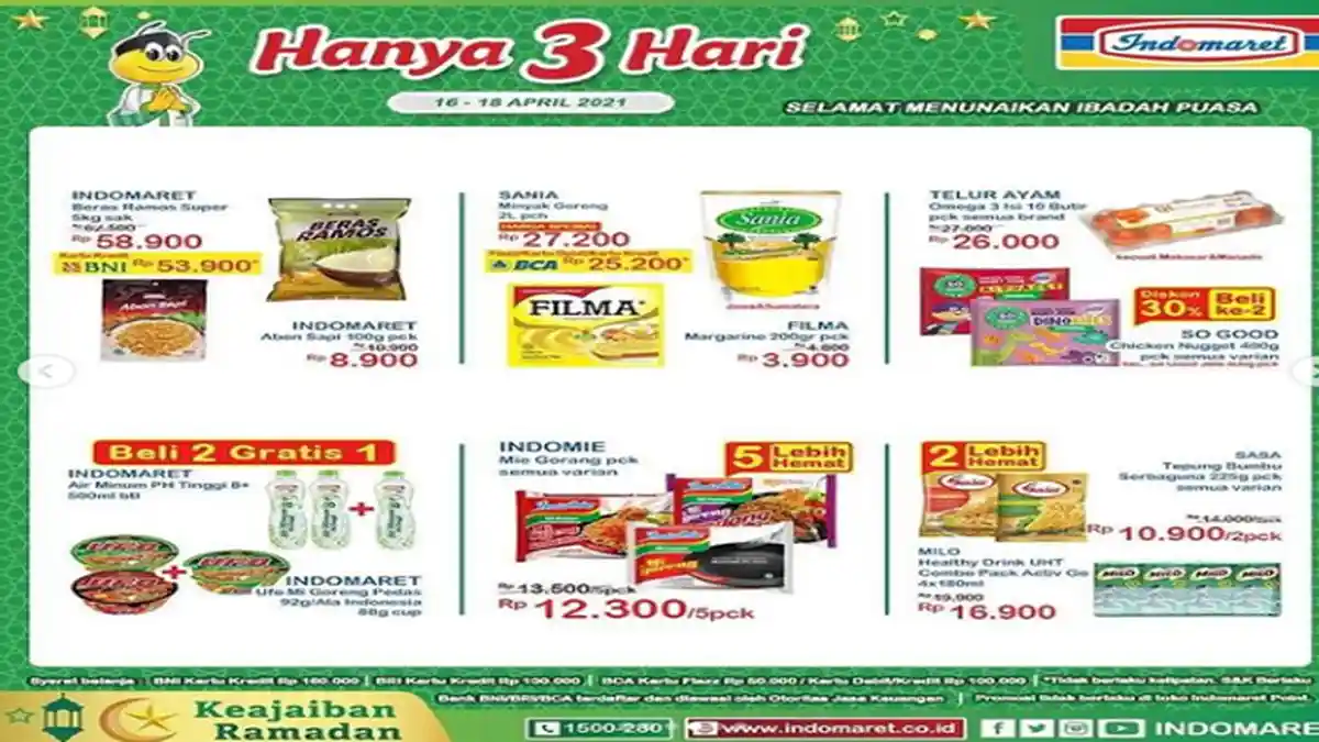 Katalog Promo Jumat Sabtu Minggu (JSM) Indomaret Hanya 3 Hari Berlaku Nasional  Banyak Diskonnya