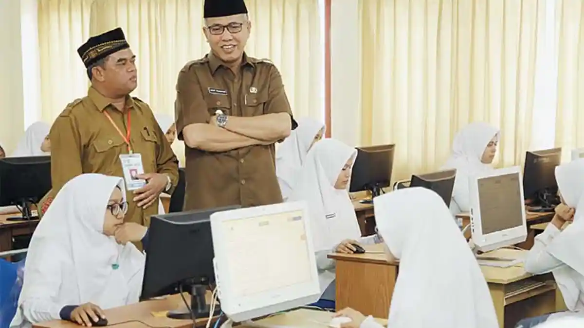Jaringan Internet Terganggu, UNBK Terlambat Dimulai