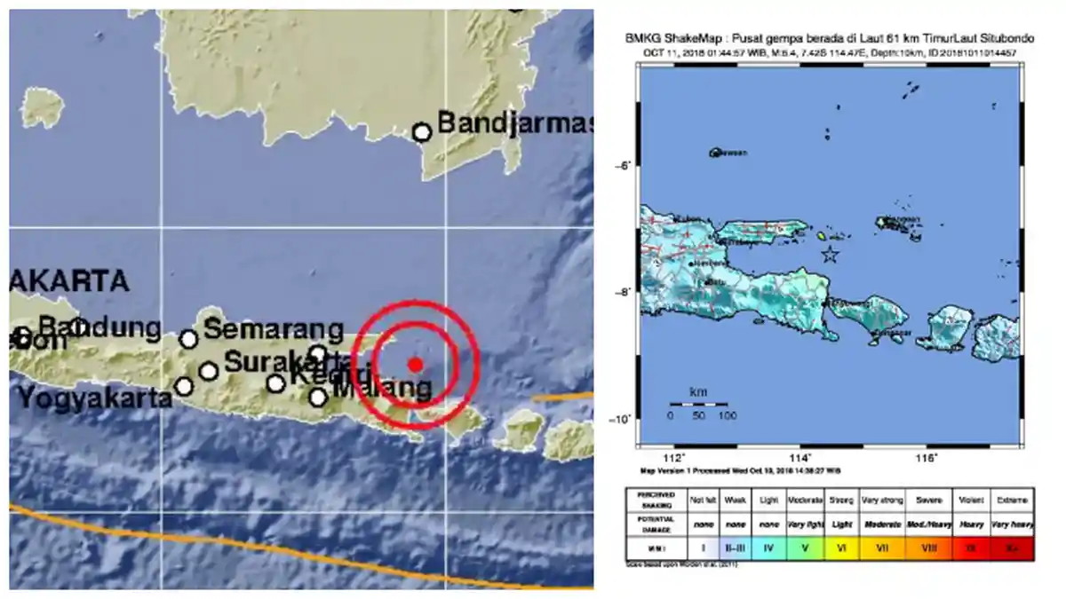 BMKG Sebut Gempa di Situbondo Mirip dengan Gempa di Lombok
