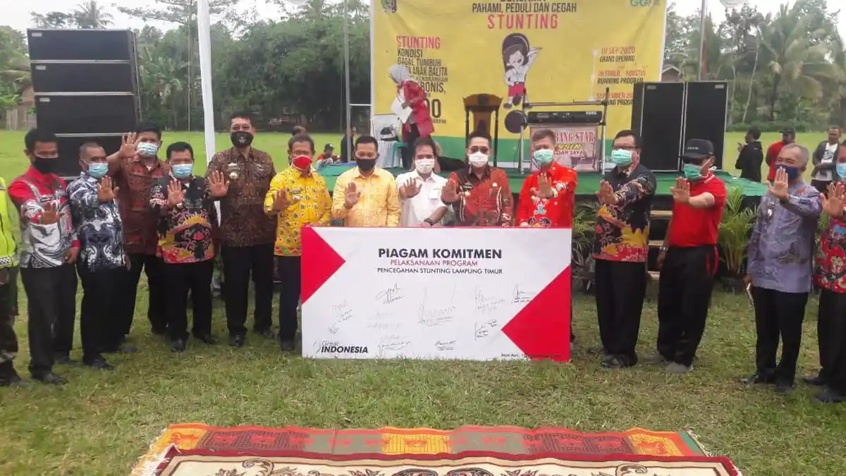 Cegah Stunting di Lampung Timur, GGF Kembali Luncurkan Program Great Indonesia