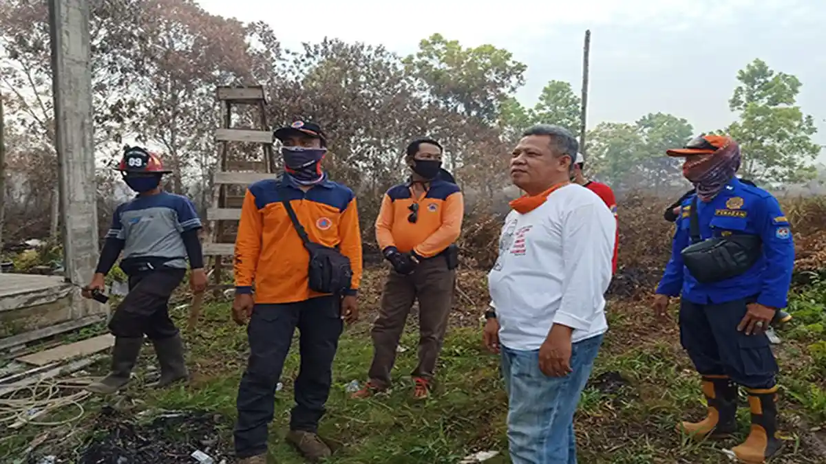 Pantau Kondisi Lahan Terbakar, Bupati Muda Harapkan Upaya Preventif Bersama