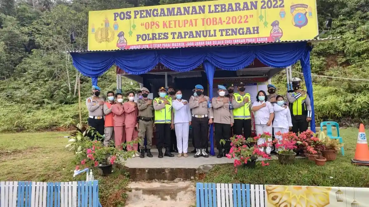 Propam Polda Sumut Kunjungi Pos Pam Wilayah Polres Tapteng