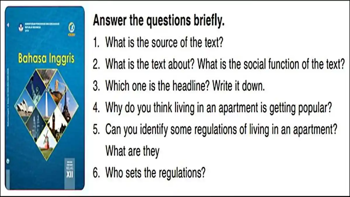 Kunci Jawaban, Bahasa Inggris Kelas 12 Halaman 68, Task 5: Answer The Questions Briefly