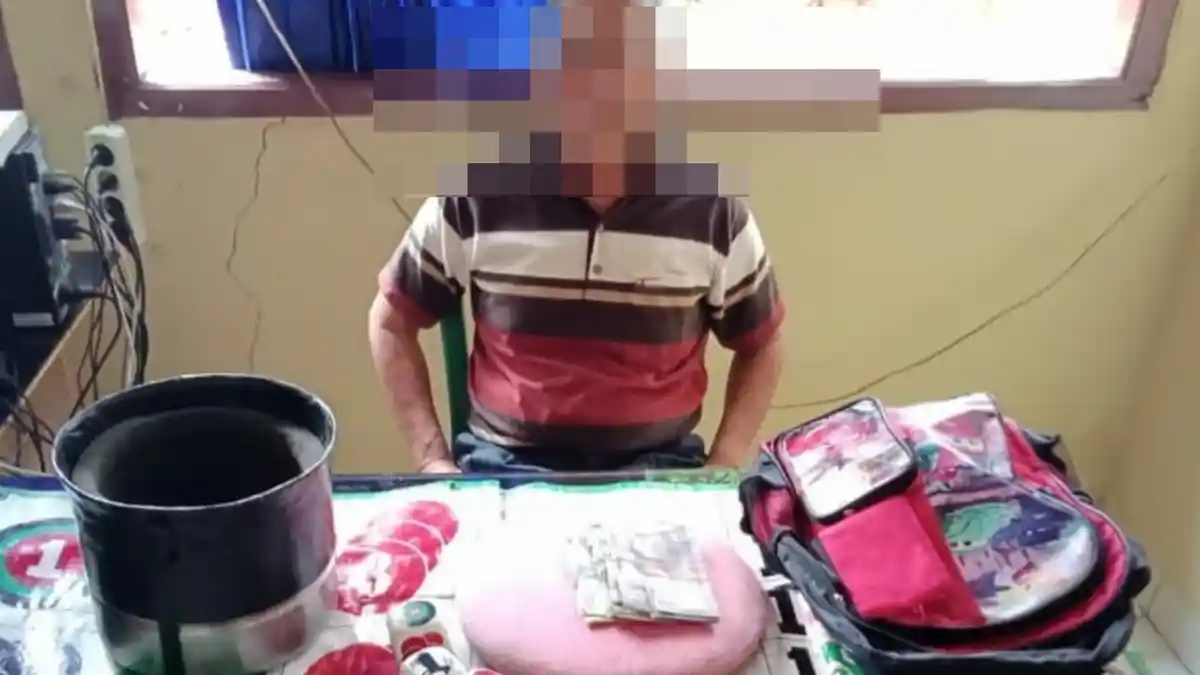 Pemain Dadu Kuncang di Musirawas Kocar-kacir, Namun Sang Bandar Pasrah Dikepung Polisi