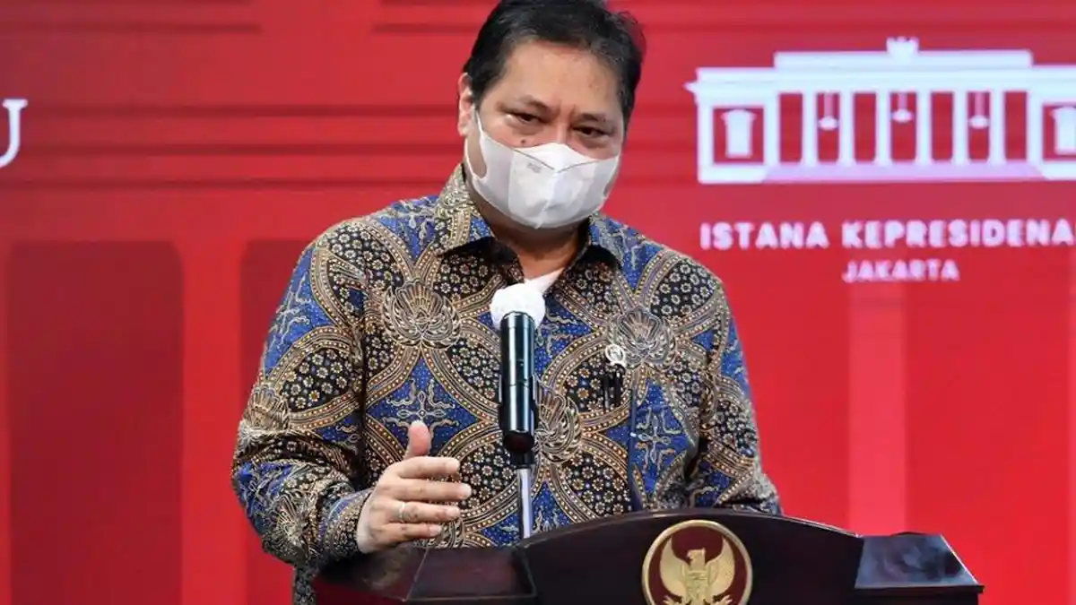 Menko Airlangga : PPKM untuk Menekan Laju Penularan Covid -19