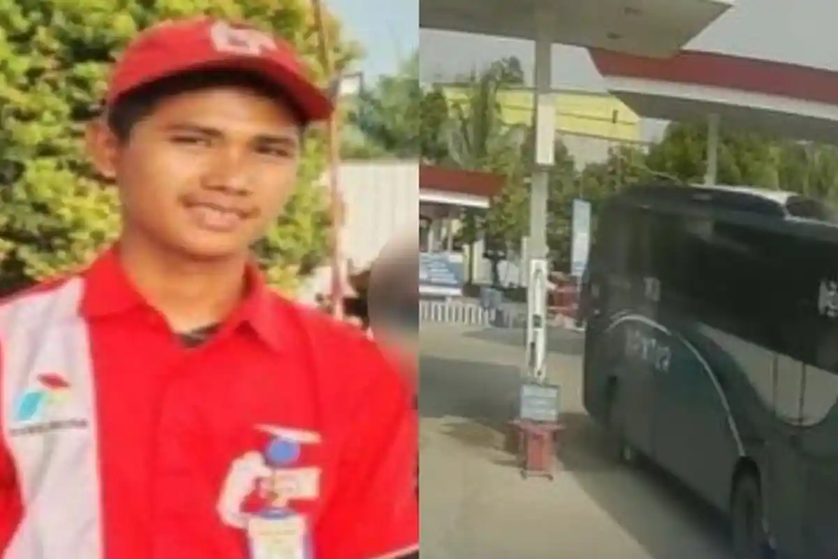 ASTAGFIRULLAH! Petugas SPBU di Indralaya Ditabrak Bus saat Bekerja, Tubuh Terseret 2 Meter, Tewas