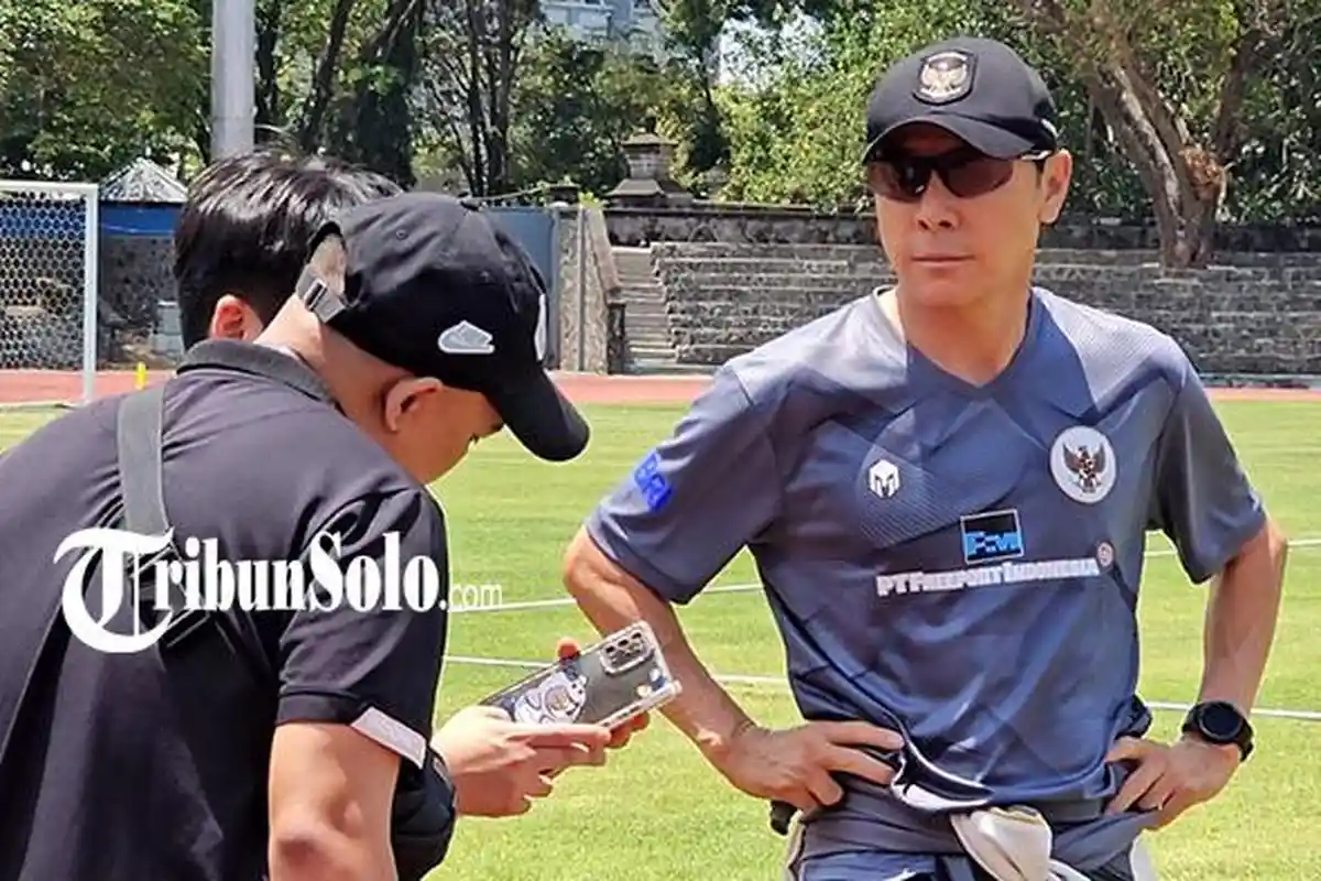 Tak Pantau Media Sosial, Shin Tae-yong Enggan Komentari Selebrasi Tutup Mulut Hokky Caraka