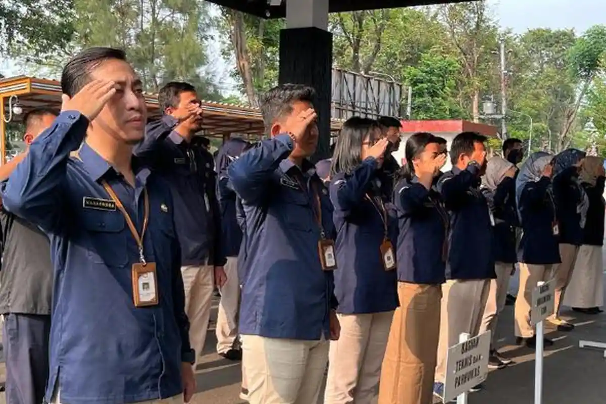 KPU Jateng Laksanakan Apel Pelepasan Cuti Bersama Lebaran Tahun 2023