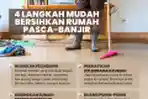 Tips Membersihkan Rumah Pascabanjir