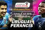 Uruguay Vs Prancis Jadi Pertandingan Pembuka, Ini Jadwal Laga Babak Perempat Final Piala Dunia 2018