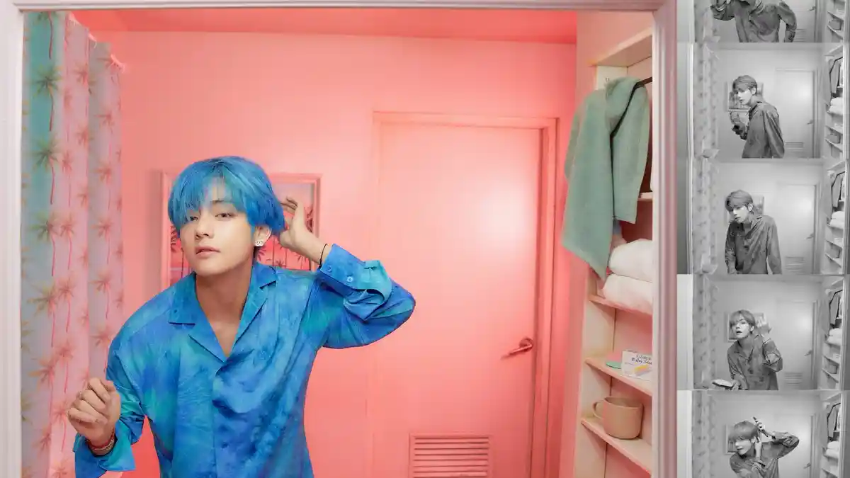 V BTS Menari Pakai High Heels Setinggi 12 Senti Meter, Ekspresinya Bikin Fans Histeris