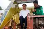 Presiden Jokowi Blusukan ke Sentra Beras Pinrang