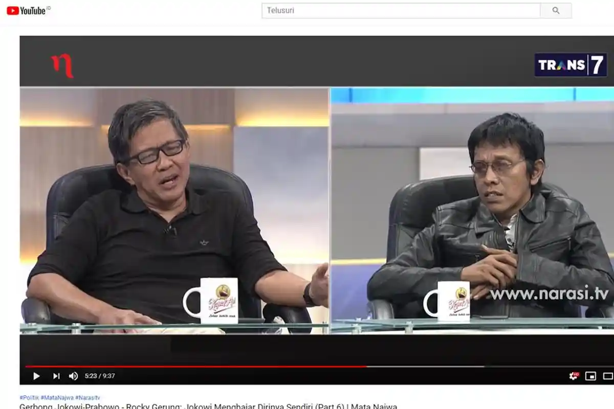 Reaksi Adian Napitupulu Disambut Tawa Penonton Saat Hendak Tanggapi Pernyataan Rocky Gerung