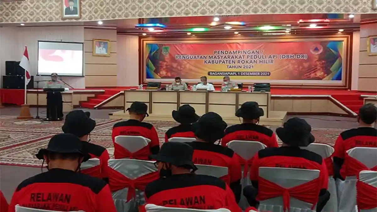 120 MPA dari 6 Kecamatan di Rohil Ikut Pembekalan Antisipasi dan Pencegahan Karhutla