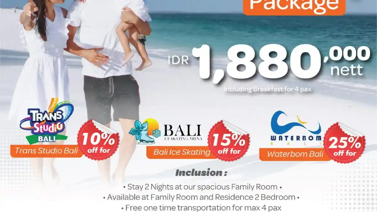 Paket Liburan: Harris Riverview Kuta Menawarkan Paket Menarik Untuk Liburan Keluarga