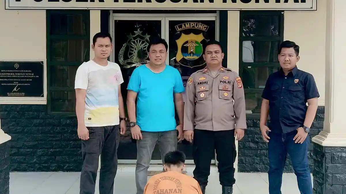 Tim Tekab 308 Polsek Terusan Nunyai Tangkap Pelaku Curas di Hari yang Sama